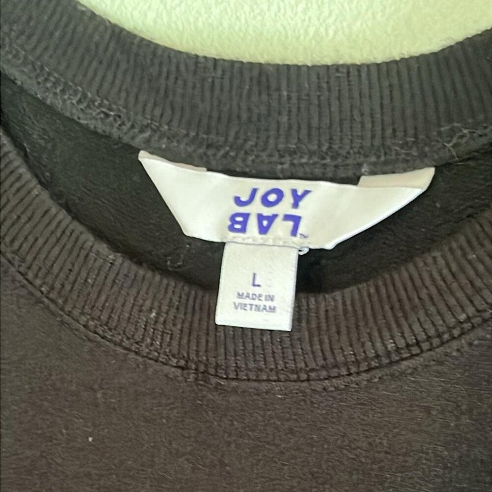 JoyLab Modal Blend Ruffled Hem Pull Over Top SZ LG Grunge Goth Luxuriously Soft - Picture 4 of 8